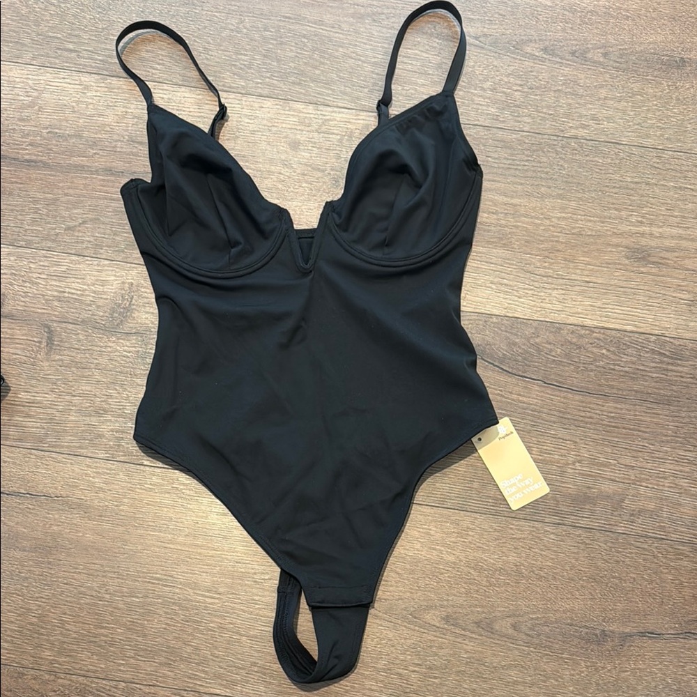 Black Shapewear Bodysuit